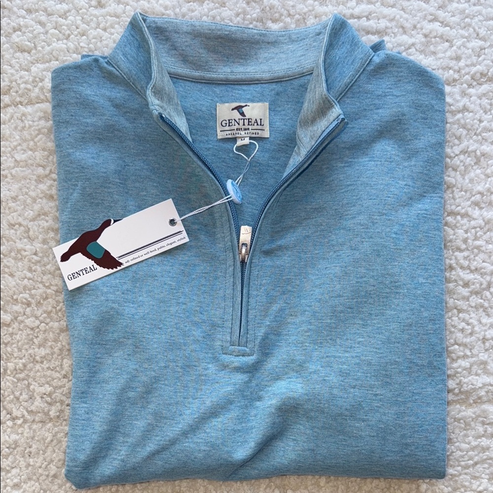 GENTEAL Cotton/Modal Quarter-Zip